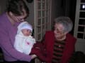 My great-grandmother, mum and I