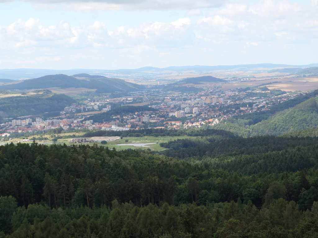 Krosnikov vlet na rozhlednu u Lhotky V. - vhled na Beroun