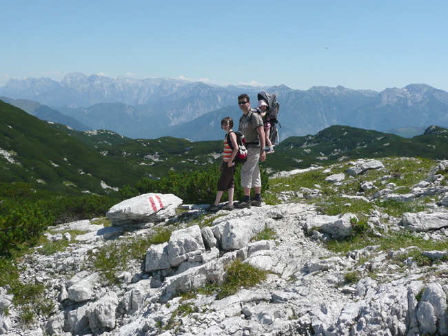 Hollengebirge - pohled na Totes Gebirge