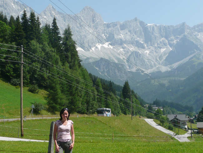 Dachstein z jin strany