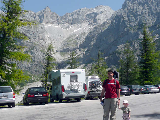 Dachstein z jin strany