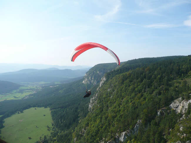 Nrodn park Hohe Wand - pohled ze Skywalku