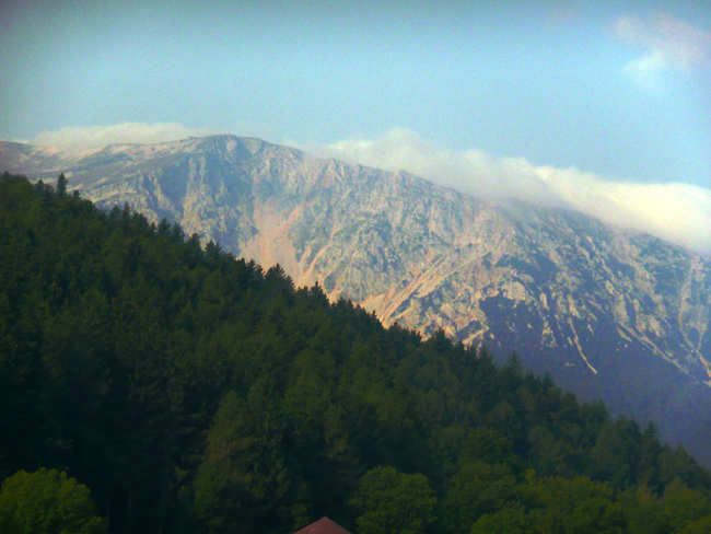 Pohled na Schneeberg 2076 m n. m. (nejvchodnj alpsk dvoutiscovka)