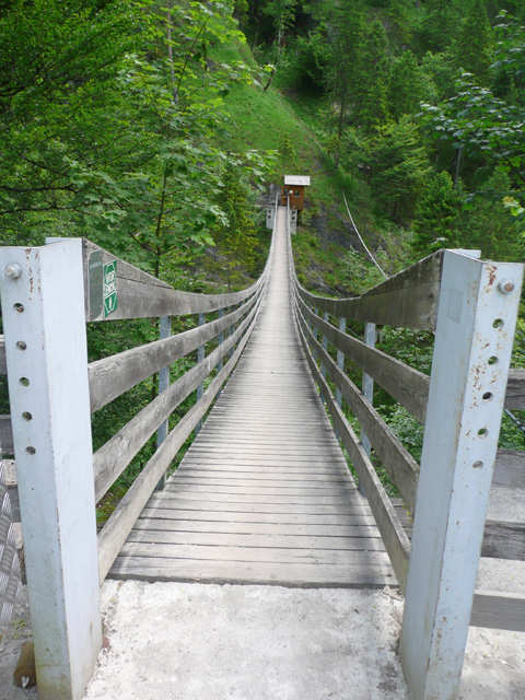 Tady zan cesta do soutsky Wasserlochklamm