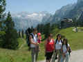 Pohled na Dachstein a Gosausk heben