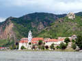 dol Wachau - pohled na Dunaj, msteko Drnstein a zceninu Drnstein