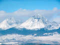 Vysok Tatry - Gerlachovsk tt 2655 m, vlevo Konist 2537 m