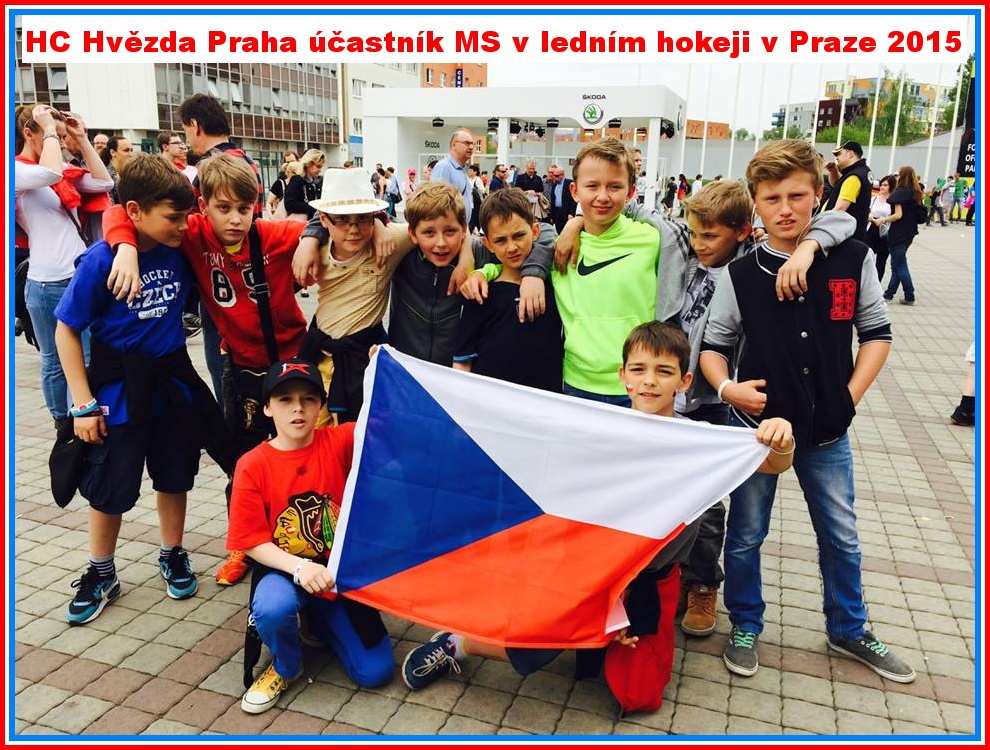 HC Hvzda Praha na MS v lednm hokeji v Praze