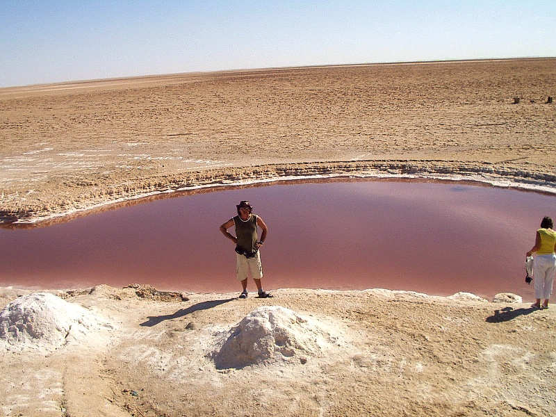 Sahara, soln jezero - Chott EL-Jerrid