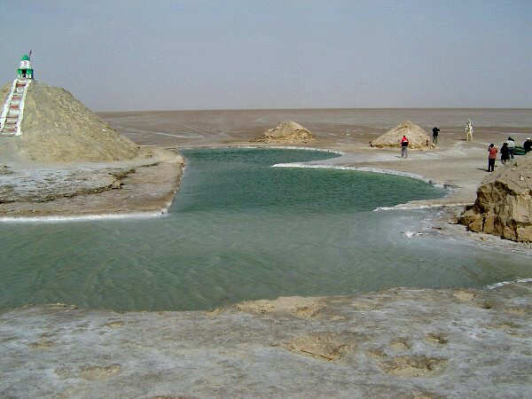 Sahara, soln jezero - Chott EL-Jerrid