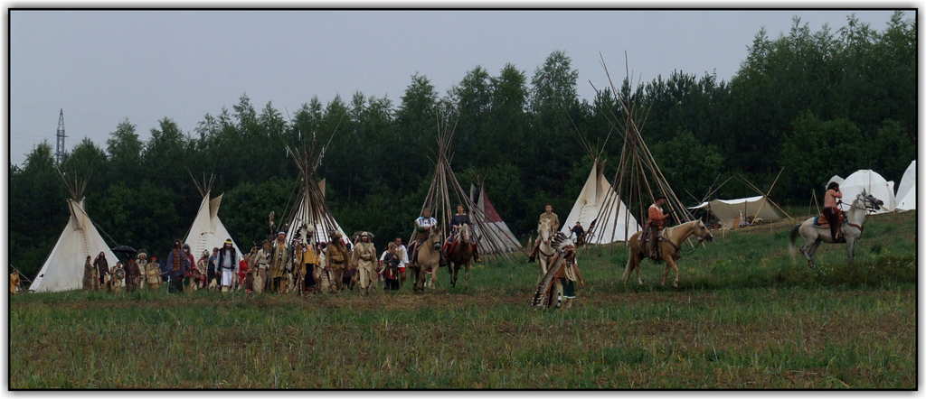 Posledn indinsk vlky. Bitva na Hadm potoce /Snake Creek/ 7.7.2012 Bezno u Chomutova.