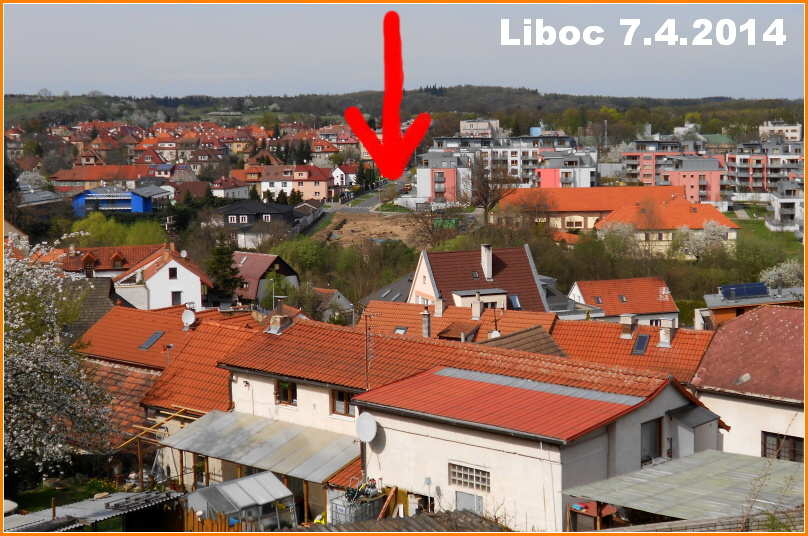 Liboc 7.4.2014. Liboc se brzy dok nov dominanty na tto parcele.