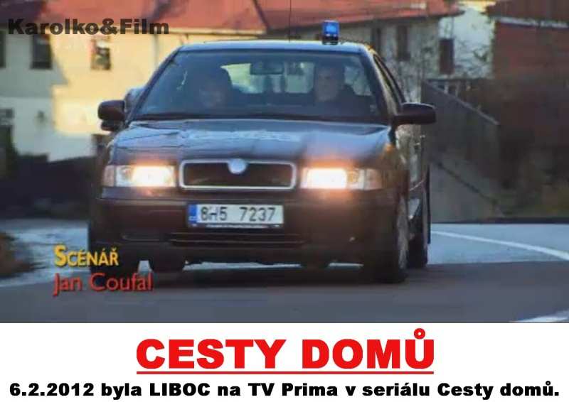 Fotogenick Liboc opt na TV Prima. 6.2.2012 v serilu CESTY DOM.Honza s Vejnarem jsou u obecn kriminlky sotva tden, a u zasahuj proti mui, kter doma tr svou enu.