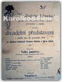 Divadeln pedstaven  Velk panstvo  od  Jana Vvry /veselohra/ v Liboci.  Nedle dne 28. prosince r. 1902  u Vclava Holeka v Horn Liboci. Pod Zveleba Libock.