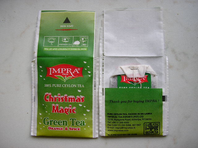 christmas magic-green tea