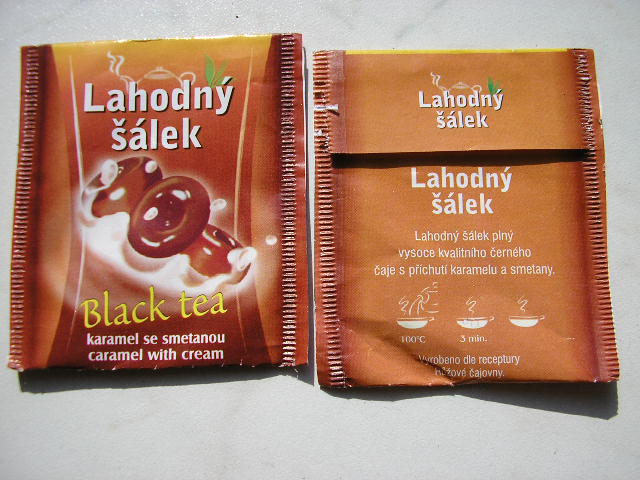 Lahodn lek-black tea-karamel