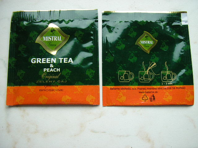 Green tea+peach