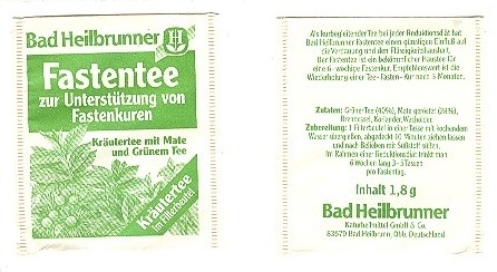 Bad Heilbrunner-Fastentee 
