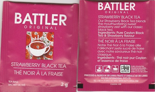 BATTLER  Strawberry black tea E300008 V00