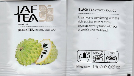 JAF black tea creamy soursop