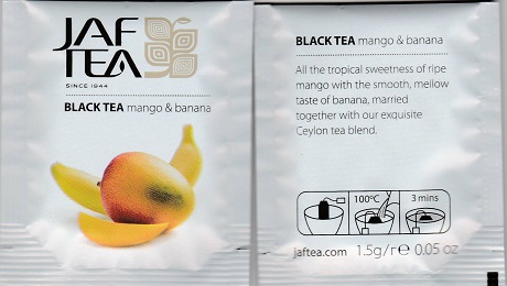 JAF black tea mango and banana