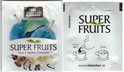 KLEMBER-Super Fruits-Plum,Vanilla,Cinnamon