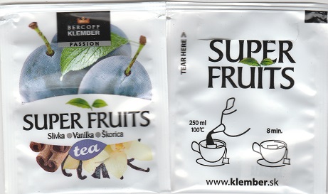 Klember-Super Fruits-Slivka,vanilka,skorica tea