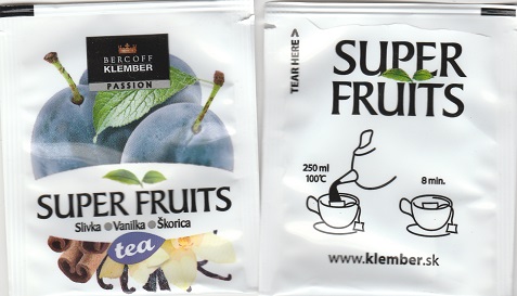 KLEMBER-super fruits slivka,vanilka,skorica tea II