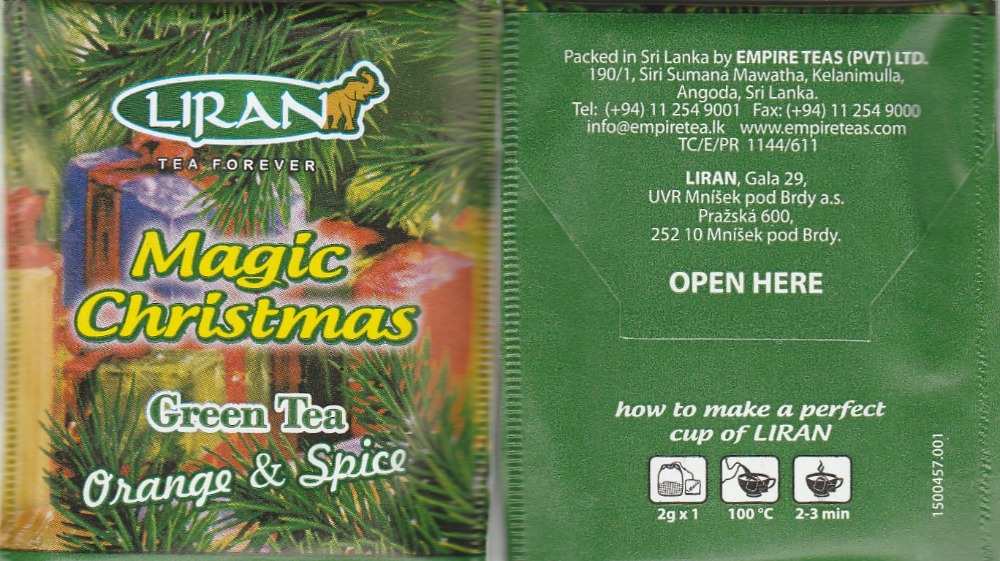 LIRAN_Magic Christrams_green tea_Orange and Spice