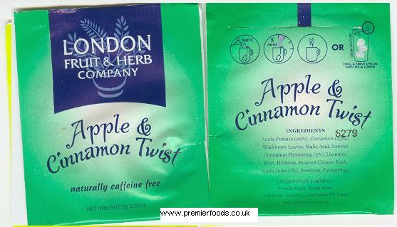 Premier Foods,Bridge Road,Long Sutton,Spalding-Apple and Cinnamon Twist