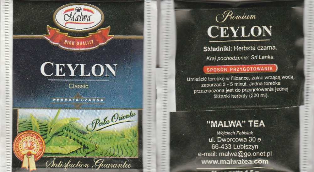 MALWA Ceylon