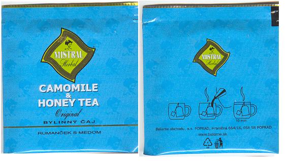 MISTRAL-camomile and honey tea