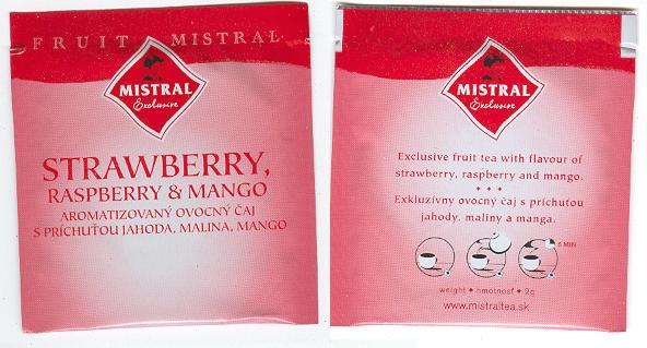 MISTRAL-Strawberry raspberry and Mango