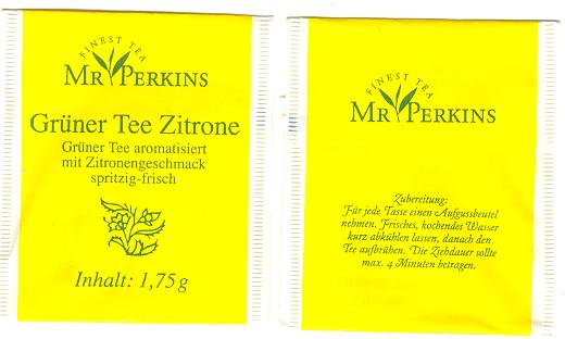 MR.Perkins-Gruner Tee Zitrone 01215342