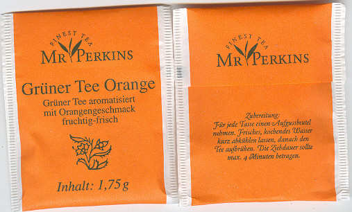 MR.PERKINS Green Tea Orange