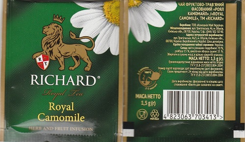 RICHARD-Royal Camomile-gold stripe