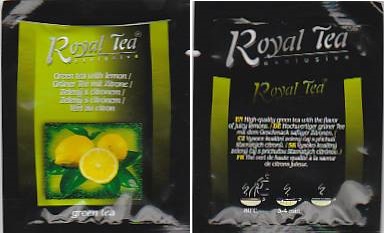 Royal Tea -green tea with lemon