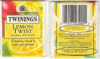 TWININGS- LEMON TWIST 