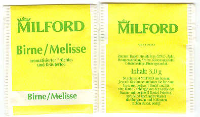 Milford-Birne/melisse