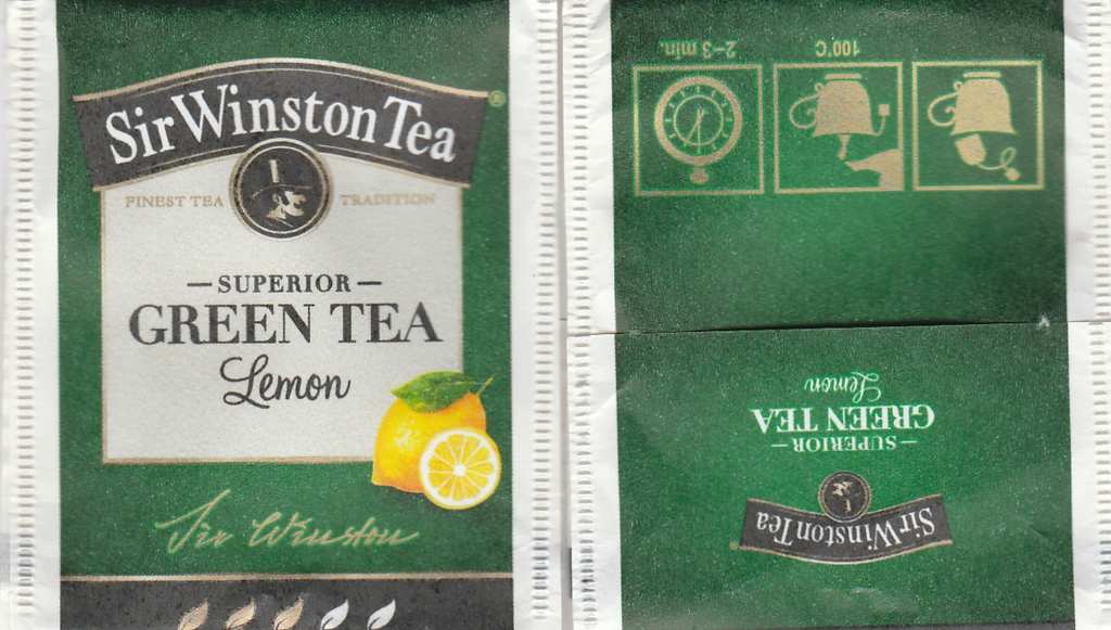 SIR WINSTON-Green tea Lemon papir