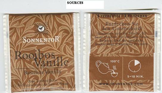 Sonnentor-Rooibos Vanille sources