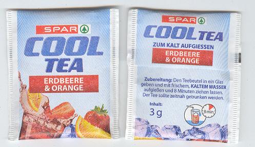 SPAR-COOL TEA-Erdbeere and Orange