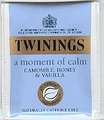 TWININGS a moment of calm-Camomile,Honey and Vanilla