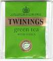 TWININGS green tea with citrus-glossy