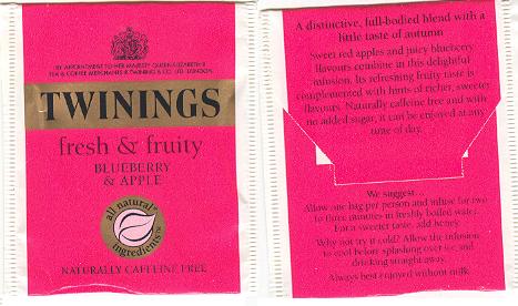 Twinings- Blueberry and Apple