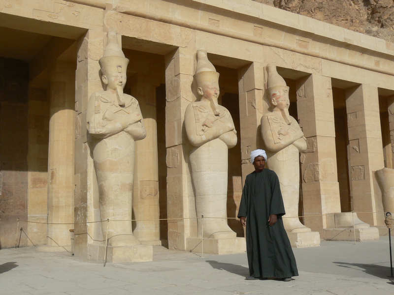 sochy faraon a Egypan