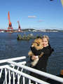 Meya a Foxy na lodi v Gteborgu