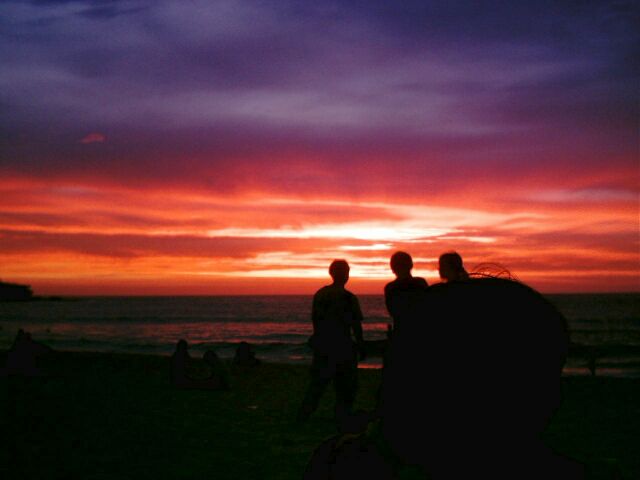 Sunrise on Bondi Beach - Happy New Year 2003