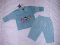 (SK 3363) NOV tepl fleece souprava kalhoty + mika sv. modr z La Halle, vel.74-80, 300 K