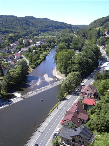 Pohled z vyhldky nad Malou Sklou